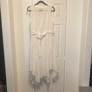 White Sleeveless  Calvin Klein dress, white.